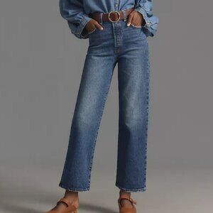 Levi’s Ribcage Straight High Rise Rigid Denim Jeans Medium Wash Size 26